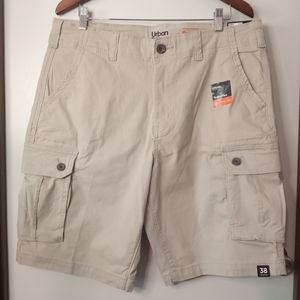 Urban Pipeline super flex cargo shorts khaki men's size 38 new